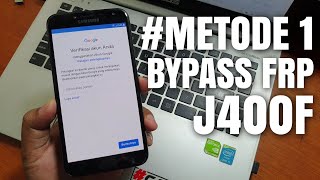 Metode1 Bypass Frp Google Account Samsung Galaxy J4 J400F Tanpa Komputer [upl. by Reichert]