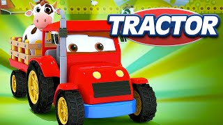 appMink build a Tractor  farm machine cartoon for children [upl. by Fredie216]