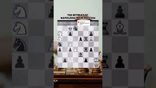 The Retreat of Napoleon from Moscow chess chesspuzzle [upl. by Laval]