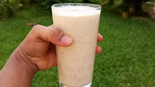 Not Your Regular Mashke Coconut Kenkey MilkshakeSmoothie  Ice Kenkey  Lactation Drink [upl. by Vogeley]