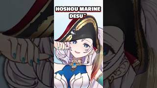 Reine impersonate Hoshou Marine Desu holoid vtuber holoiive short [upl. by Dolley635]