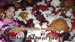 Cassava Balls Recipe Inday Inday Balanghoy recipes bulabula ng jowa mo🤣 [upl. by Anurb737]