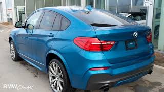 2017 BMW X4 M40i Long Beach Blue [upl. by Auqinat153]