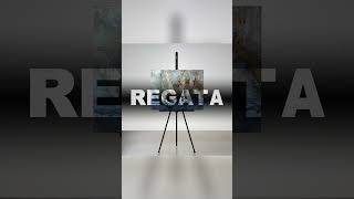 Regata painting In the interior The process of creating a yacht regatta painting in oil art [upl. by Nnovahs810]