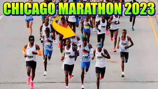 MARATONA DE CHICAGO 2023 CORRIDA COMPLETA  Chicago Marathon Full Race  Kelvin Kiptum World Record [upl. by Nivlac]