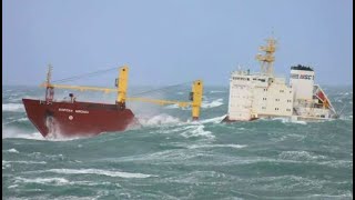 EXTREME TOP GIANT SHIPS SAILING DANGEROUS WAVES IN MEGA STORM amp HURRICANE 🦈 SHIPS EPIC LAUNCH [upl. by Cecilia]