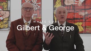 In the Gallery Gilbert amp George on THE CORPSING PICTURES  White Cube [upl. by Eibmab]