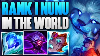 BEST NUNU IN THE WORLD STOMPS A CHALLENGER GAME  CHALLENGER NUNU JUNGLE GAMEPLAY  Patch 1411 S14 [upl. by Ynnoj273]