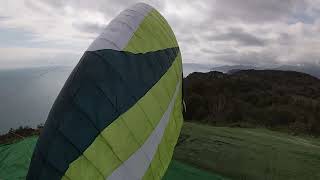 Varigotti SV paragliding decollo Fabrizio Oliva 14 MAR 2024 [upl. by Koenig]