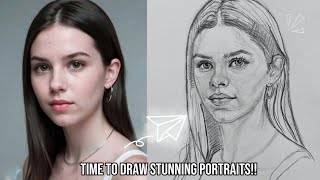 HOW TO DRW THE PROPORTIONS OF THE HEAD USING THE LOOMIS METHOD [upl. by Melvena675]