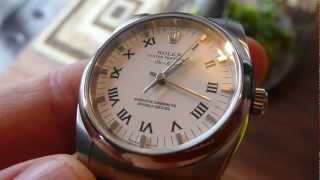 Rolex AirKing 34mm Watch with Roman Numerals Review [upl. by Beacham]