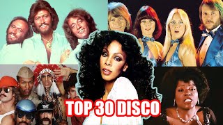 Top 30 mejores canciones de la Música DISCO de los 70 y 80 [upl. by Ligetti991]