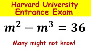 Harvard University Entrance Exam  Many do not know the first step  Exponential Question [upl. by Brear]