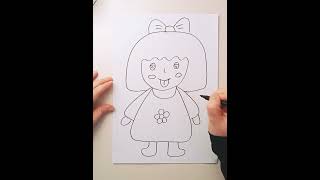 Come disegnare una bambina simpatica [upl. by Hunfredo214]