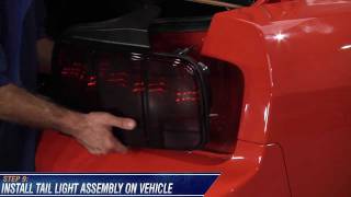 How To Install Tail Lights on 20052009 All Mustang [upl. by Assiralk]