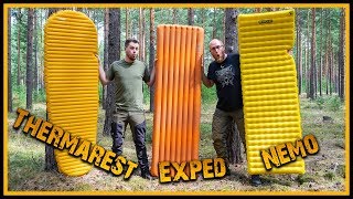 Die beste Isomatte  Thermarest vs Exped vs Nemo  Ultralight  Outdoor Bushcraft Camping [upl. by Yecats]