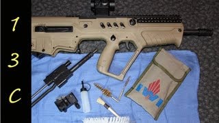 IWI Tavor SAR  Take Down and Cleaning Review Breakdown of a bullpup with Slip 2000 [upl. by Igic752]