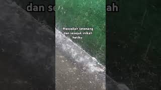 Masyallah setenang inikah hatiku youtubeshorts shortvideo viralvideo [upl. by Bolling]