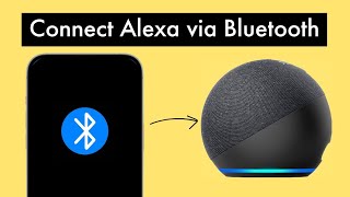 How to connect Mobile with Alexa via Bluetooth  Alexa as a bluetooth speaker [upl. by Bostow]