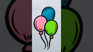 Up Up amp Color🎈Balloons Satisfying Colouring 81 shorts coloring ytshorts fyp balloon relaxing [upl. by Leyes]