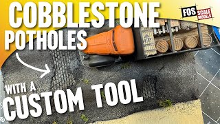 Cobblestone Potholes w A Custom Tool [upl. by Earaj]