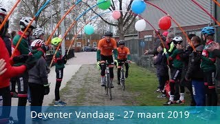 Deventer Vandaag  Deventer wielrenners succesvol op de World Games  27 maart 2019 [upl. by Nivle]