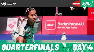 Korea Masters 2024  Day 4  Court 1  Quarterfinals [upl. by Tlok940]