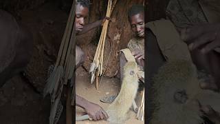 Hunting and Cooking Monkeys with Hadzabe Tribe hadzabetribe africantribe [upl. by Sul]