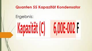 Quanten 55 Kapazität Kondensator Capacitor Farad Ampere Charge Ladung Elektrostatisches Feld Field [upl. by Ailema195]