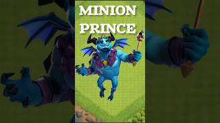 Minion Prince  Super Ability  First Attack  Clash Of Clans [upl. by Zetrauq351]