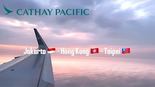 Flying Economy Class Cathay Pacific to Taiwan 🇹🇼  Inflight Meal Tasting Win Lucky Draw [upl. by Sahpec913]