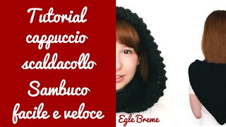 Tutorial cappuccio scaldacollo [upl. by Sinegold]