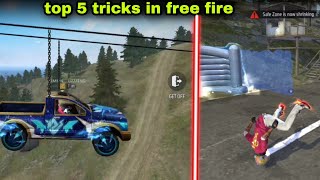 top 5 tips and tricks in free fire [upl. by Yur45]