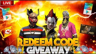 FREE FIRE LIVE GIVEAWAY CUSTOM ROOM  FF LIVE TEAMCODE GIVEAWAY  FREE FIRE LIVE  freefiremax [upl. by Caprice]