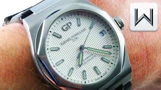 GirardPerregaux Laureato 42 8101011131BB6 Luxury Watch Review [upl. by Enilasor]