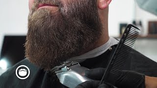 KratosStyle Pointed Beard Transformation 7 Months of Growth  Bob the Barber [upl. by Ydner]