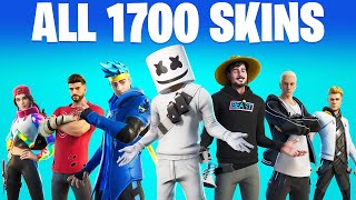 Fortnite ALL SKINS All 27 Season [upl. by Cinderella]