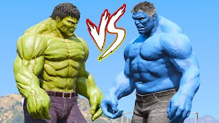 HULK vs HULK BLUE  GTA V [upl. by Niai]