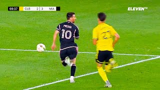 Lionel Messi Vs Columbus  2 Goals  Free Kick [upl. by Ahseekal]