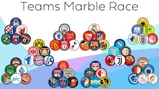 UEFA Marble Race Tournament  60 Best Football Clubs [upl. by Jecho]