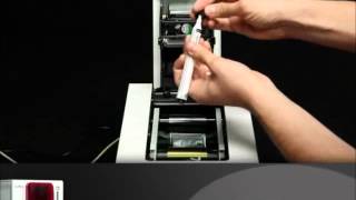 Evolis Zenius Advanced Printhead Cleaning [upl. by Nilo585]