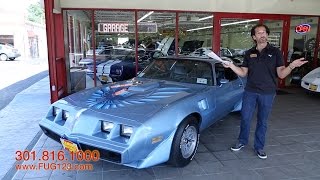 1981 Pontiac Trans Am for sale with test drive driving sounds and walk through video [upl. by Bonis]