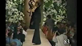 Yves Saint Laurent haute couture fall winter 1995  part 4 [upl. by Noitna220]