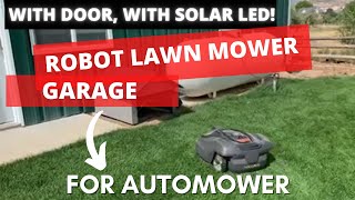 Best robotic lawn mower garage for Automower and Gardena [upl. by Gottuard711]