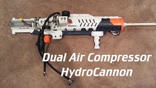 Dual Air Compressored Super Soaker HydroCannon [upl. by Siuraj]