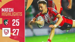 Highlights  Leicester Tigers v Gloucester Rugby [upl. by Kotto]