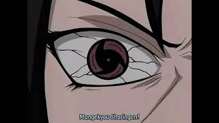 Itachi saying mangekyou sharingan [upl. by Ramsey]