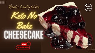 No Bake Keto Cheesecake Recipe [upl. by Nyar359]