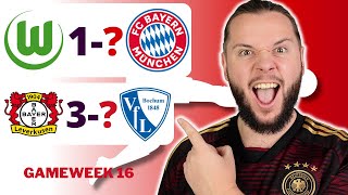 Bundesliga Gameweek 16 Predictions amp Betting Tips [upl. by Ahsekim133]