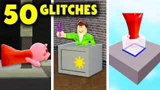 50 PIGGY GLITCHES in PIGGY in Roblox [upl. by Caines]